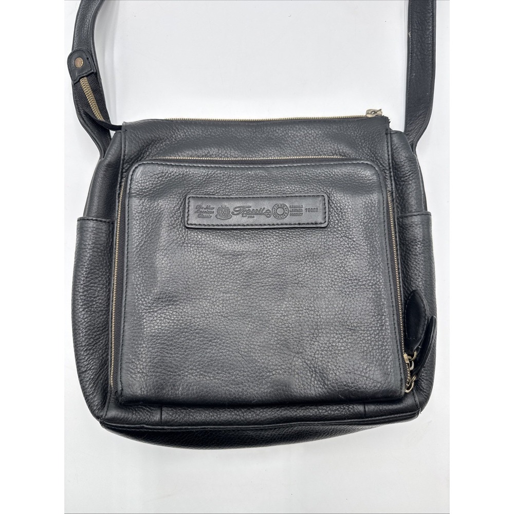 Vintage Fossil Crossbody 75082 Black New American Classic collection Y2K Key Tag